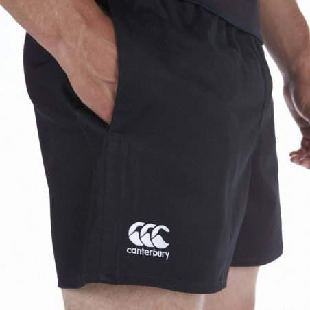 Short rugby avec poches Canterbury noir