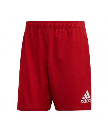 Short 3-Stripes Adidas Rouge
