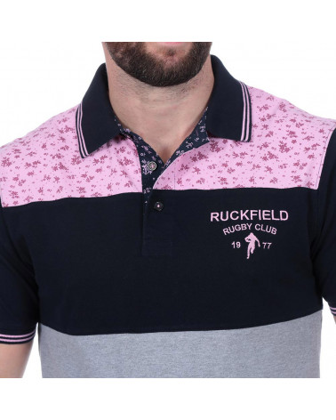 Polo Rugby Club Ruckfield Rose Rose - Boutique en Ligne Ô Rugby