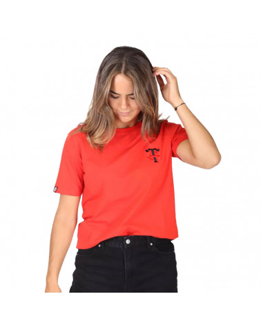T-Shirt Femme Tignes Rouge...