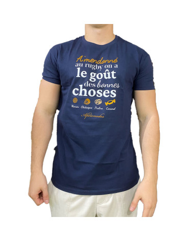 T-Shirt Gout Des Bonnes Choses Bleu Marine Aficionados