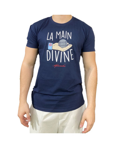 T-Shirt Main Divine Bleu Marine Aficionados